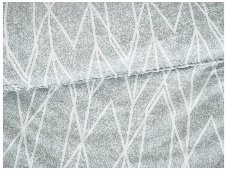 Povlečení KREP 140x200 TOP CLASS - Gray stripes