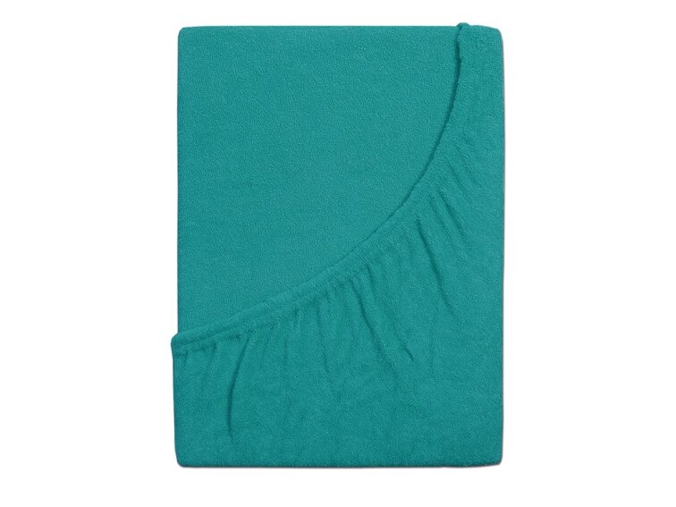 Prostěradlo FROTÉ dětské - Zelený tyrkys