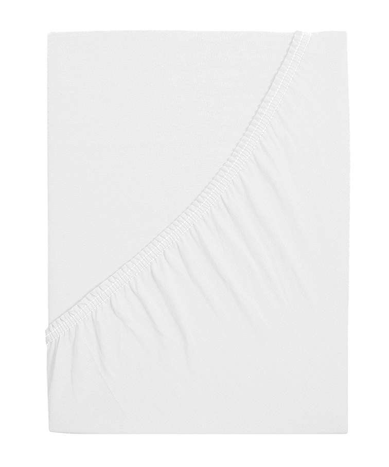 Jersey prostěradlo s elastanem Lycra - Bílá