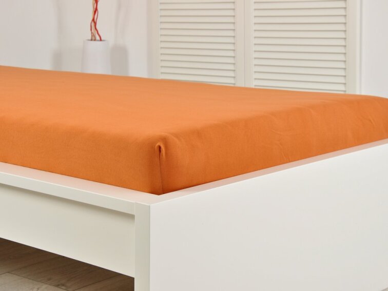 Prostěradlo Froté IDEAL - Cihlová