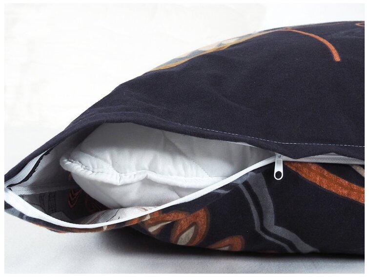 Bavlněné flanelové povlečení české výroby - Noční listí