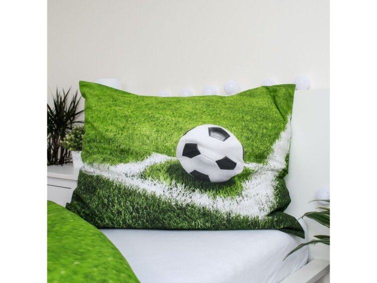 Bavlněné povlečení 140x200 + 70x90 cm - Fotbal