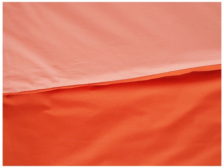 Povlečení BAVLNA Double face hotelový uzávěr - Cihlová/Rezavá