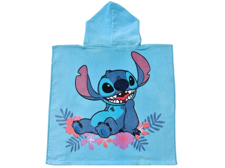 Dětské pončo 55x110 - Lilo a Stitch roztomilý mimozemšťan