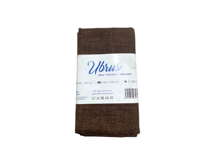 Ubrus DEKOTEX - hnědý