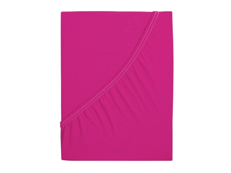 Prostěradlo JERSEY dětské - Fuchsiová