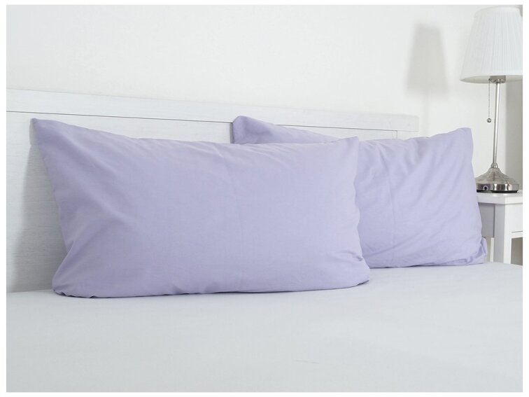 Povlak na visco polštář bavlna popelín 45x75 cm - levandulová