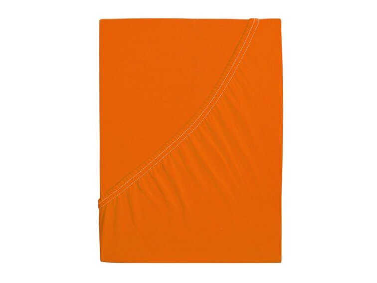 Prostěradlo JERSEY dětské - Sytá oranžová