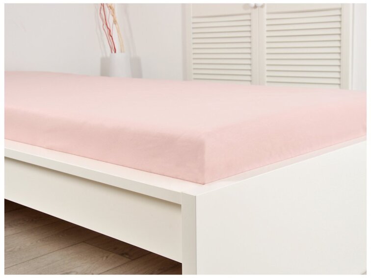 Prostěradlo FROTÉ dětské - Starorůžová