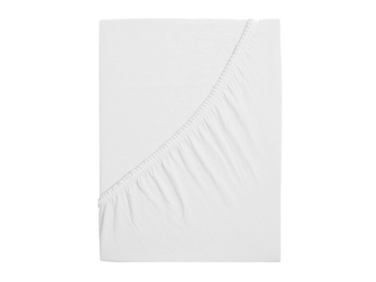 Prostěradlo Jersey bavlna IDEAL 120x200 - Bílá
