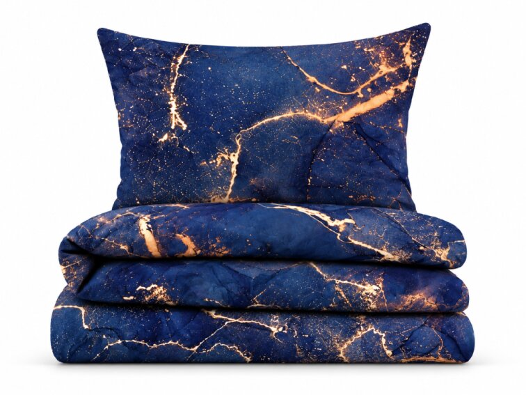 Povlečení DELUXE z bavlněného saténu 140x200+70x90 - Minerals