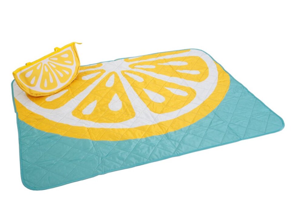 Pikniková deka s taškou 120x160cm - Citron