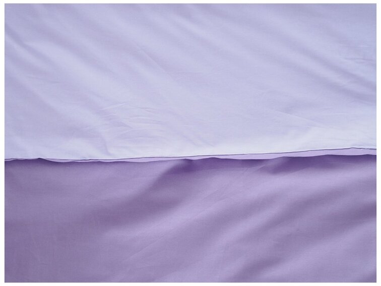 Povlak na visco polštář DOUBLE bavlna popelín 45x75 cm - fialová/levandulová