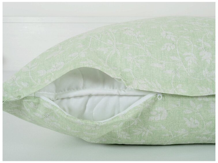 Povlečení KREP 140x200 TOP CLASS - Green flowers