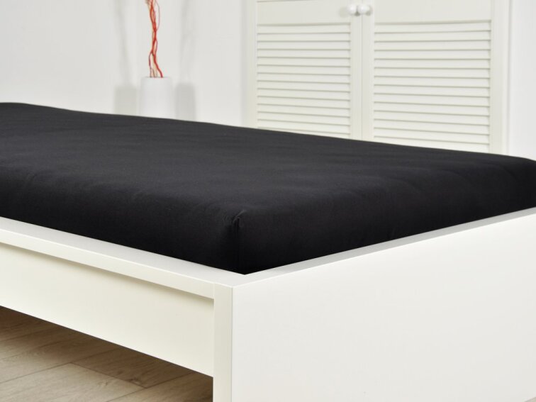 Prostěradlo JERSEY dětské - Černá