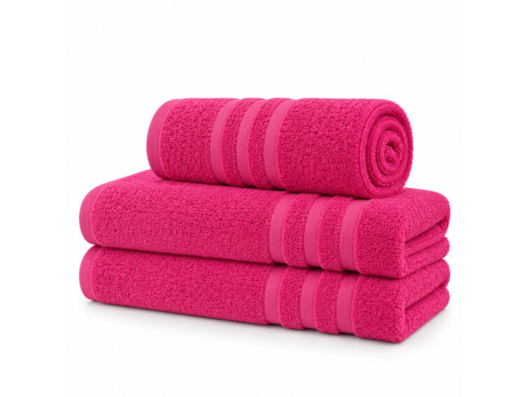 Bavlněná froté osuška 70x140 Classic - Purpurová