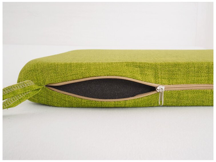 Sedák 40 x 40 cm se šňůrkami - Zelený