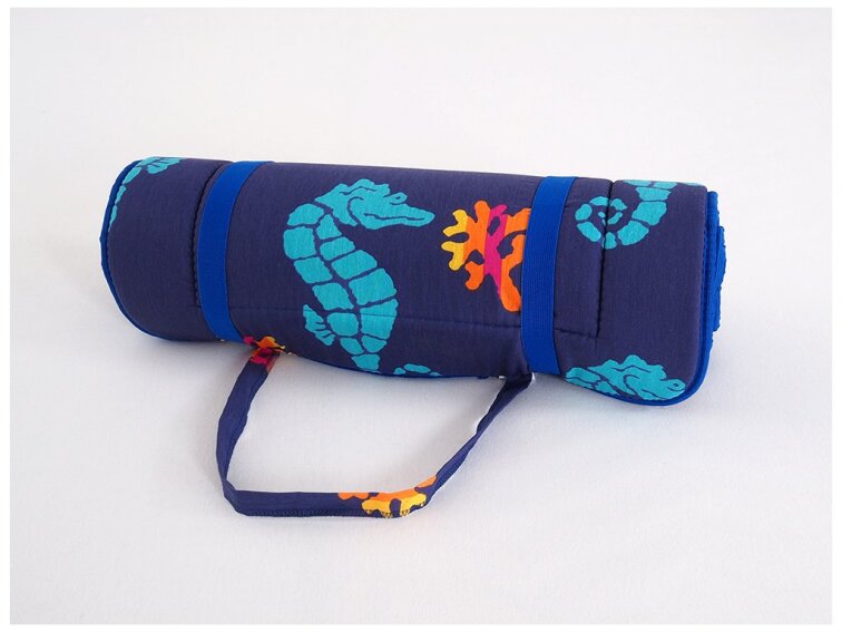 Plážové lehátko v ruličce - mořský koník