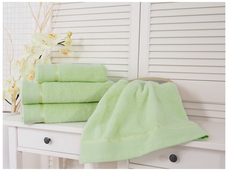 Osuška froté FLUFFY 70x140 - Světle zelená