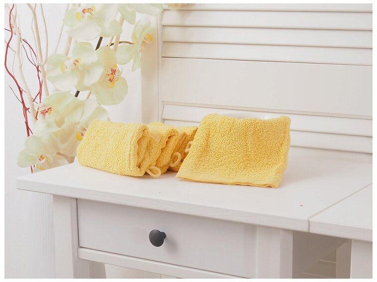 Žínka froté 15x24 Classic - Žlutá