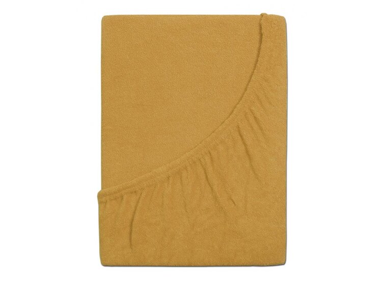 Prostěradlo Froté IDEAL - Hořčicová