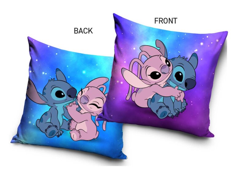 Polštářek licenční 40x40 - Lilo a Stitch vesmírné objetí
