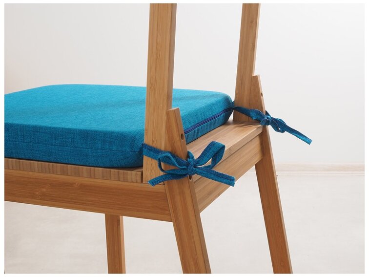 Sedák 40 x 40 cm se šňůrkami - Tyrkysový