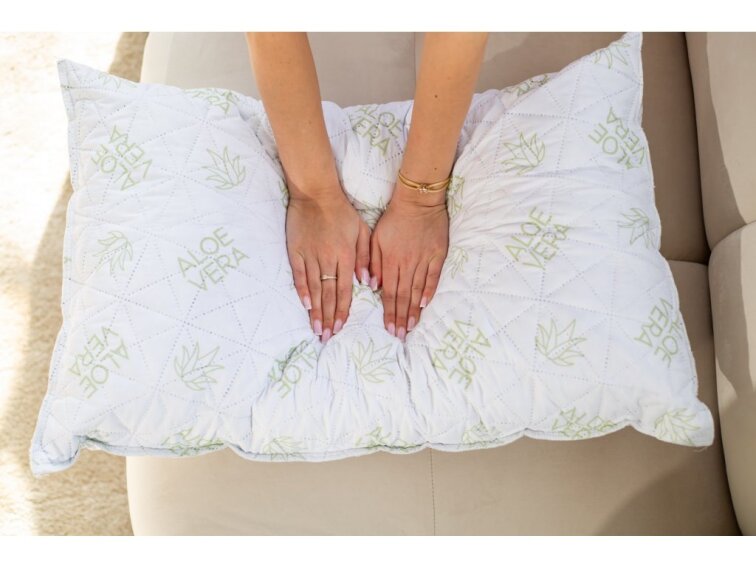 Visco polštář luxury ALOE VERA 45x75 cm - ZIP taška