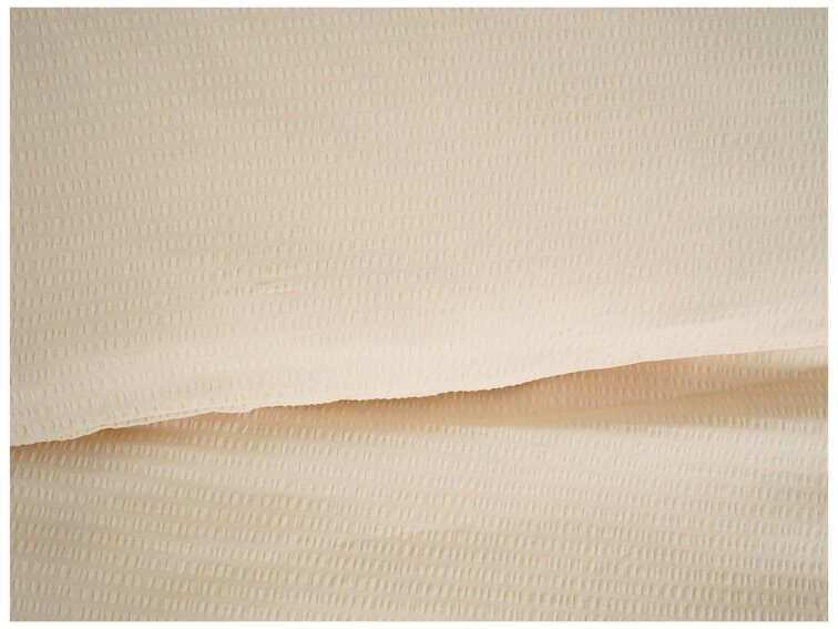 Povlečení jednobarevný KREP Hotel kapsa 140x200+70x90 - béžová