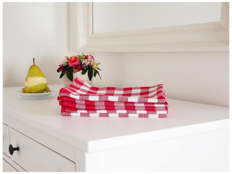 Kuchyňská utěrka KARIN 50x70 - Červená