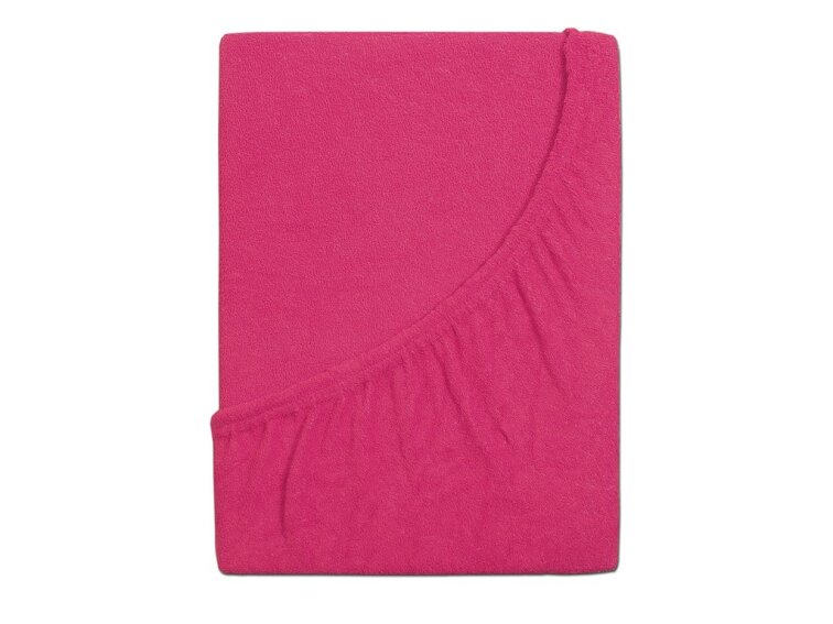 Prostěradlo Froté IDEAL - Fuchsiová