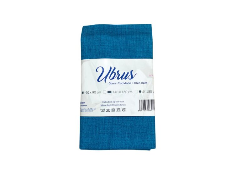Ubrus DEKOTEX - tyrkysový