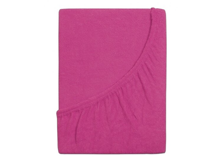 Prostěradlo Froté PERFECT - Fuchsiová