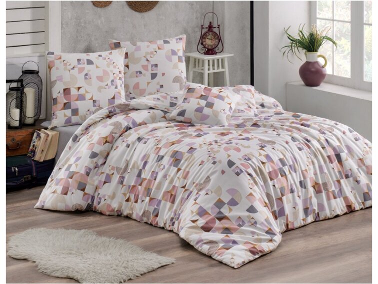 Povlečení BAVLNA 140x200+70x90 - Rigo Lila