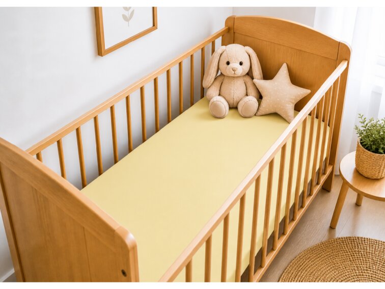 Dětské prostěradlo Jersey 70x140 II.jakost - žlutá