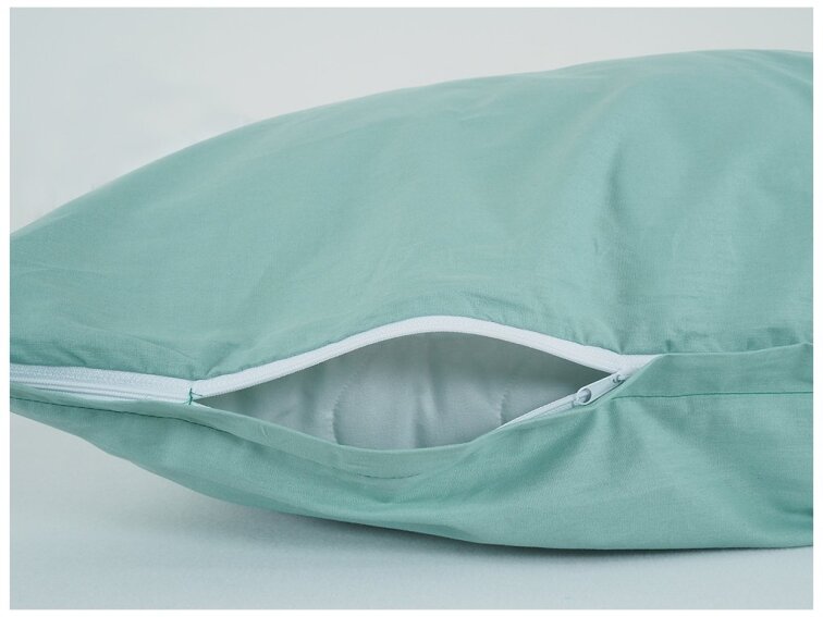 Povlak na visco polštář bavlna popelín 45x75 cm - olivová