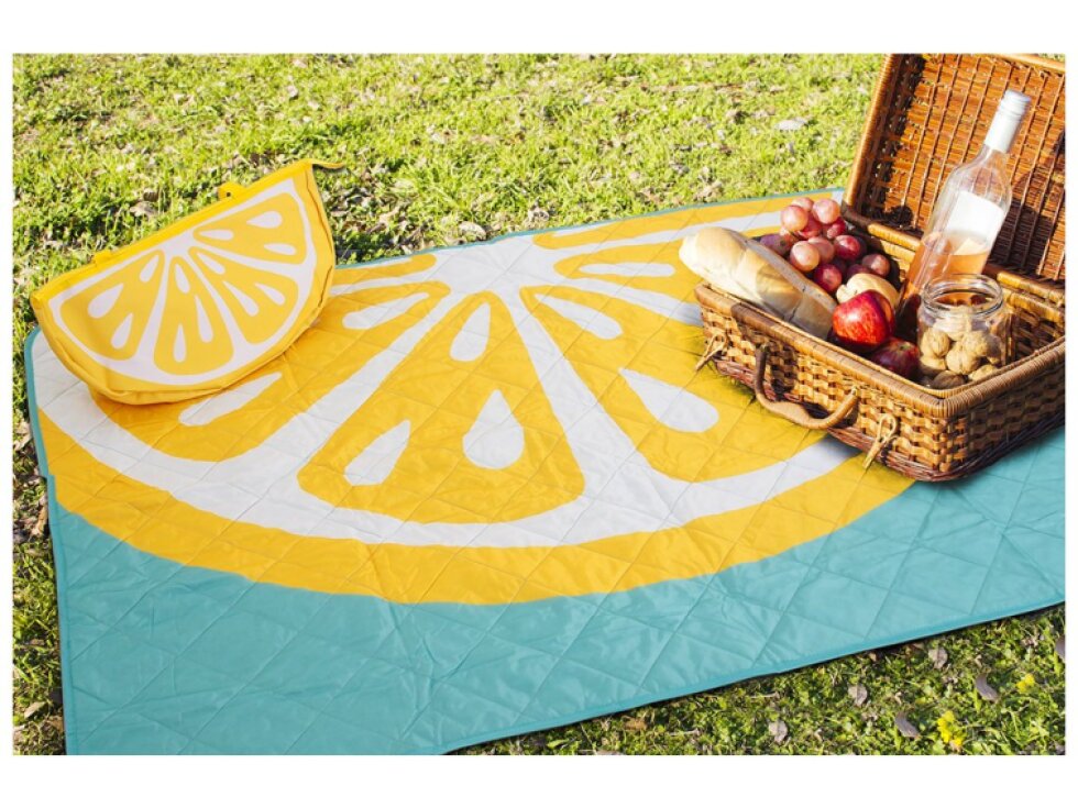 Pikniková deka s taškou 120x160cm - Citron