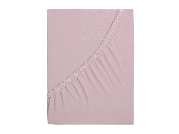 Prostěradlo Jersey bavlna IDEAL - Starorůžová