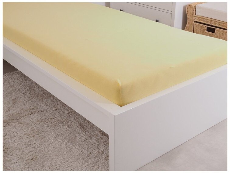 Dětské prostěradlo Jersey 70x140 II.jakost - žlutá