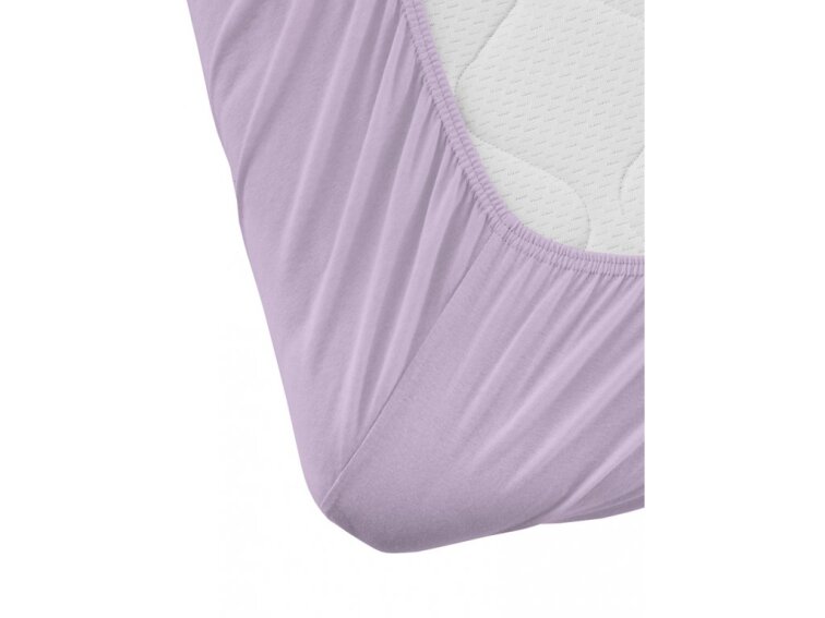 Prostěradlo Jersey bavlna IDEAL - Fialová