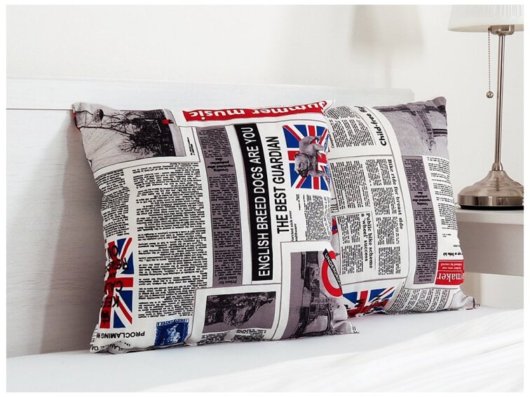 Dekorační polštářek 45x45 - English news