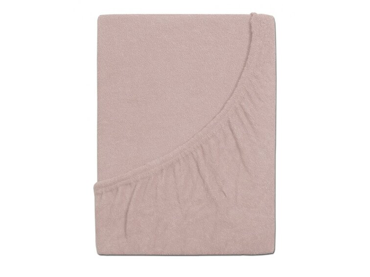 Prostěradlo Froté IDEAL - Starorůžová