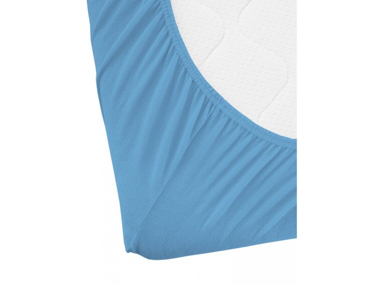 Prostěradlo Froté IDEAL - Nebeská modrá