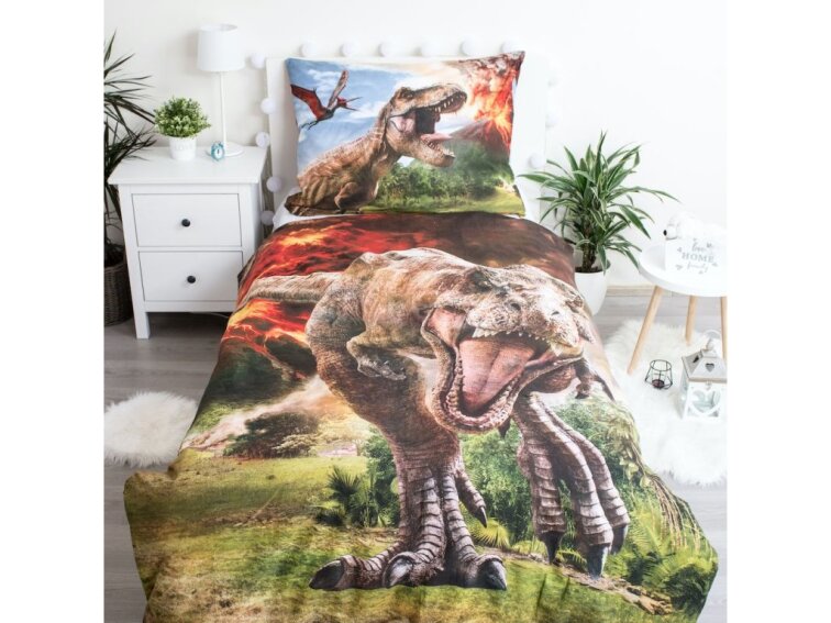 Povlečení Licenční 140x200+70x90 - Jurský Svět Volcano