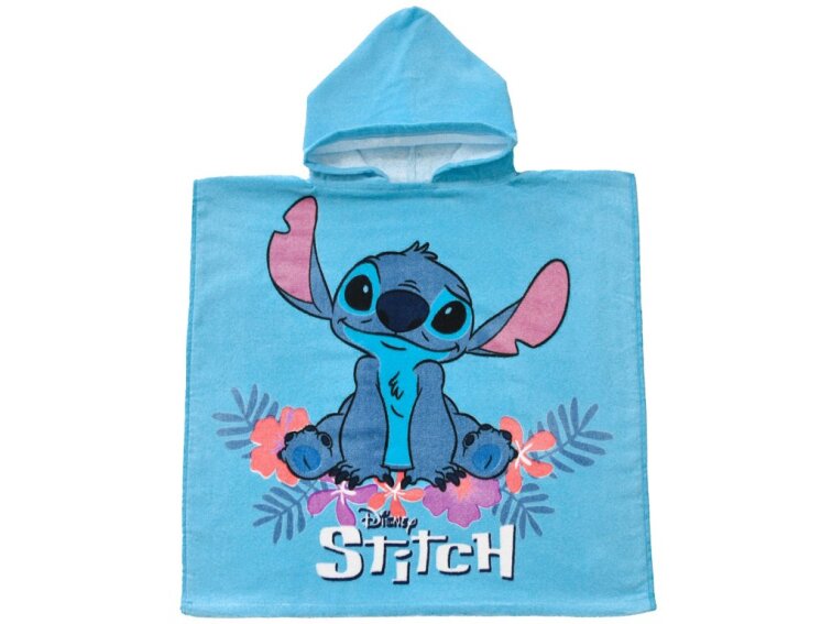 Dětské pončo 55x110 - Lilo a Stitch roztomilý mimozemšťan