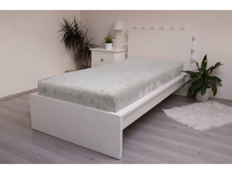 Mikroflanelové prostěradlo EXCLUSIVE - šedá