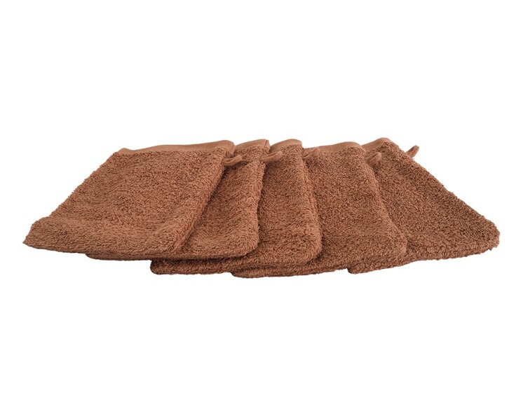 Žínka froté 15x24 Classic - Hnědá