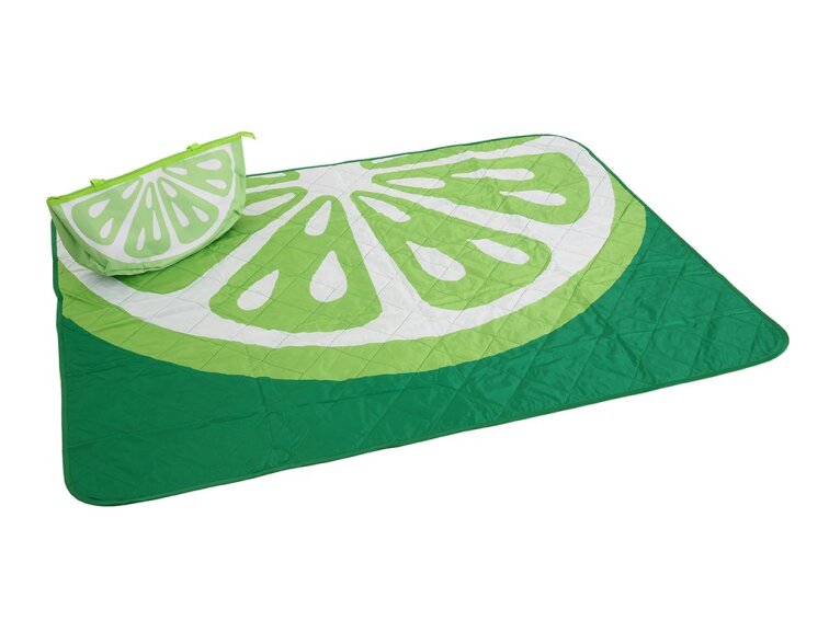 Pikniková deka s taškou 120x160cm - Limeta
