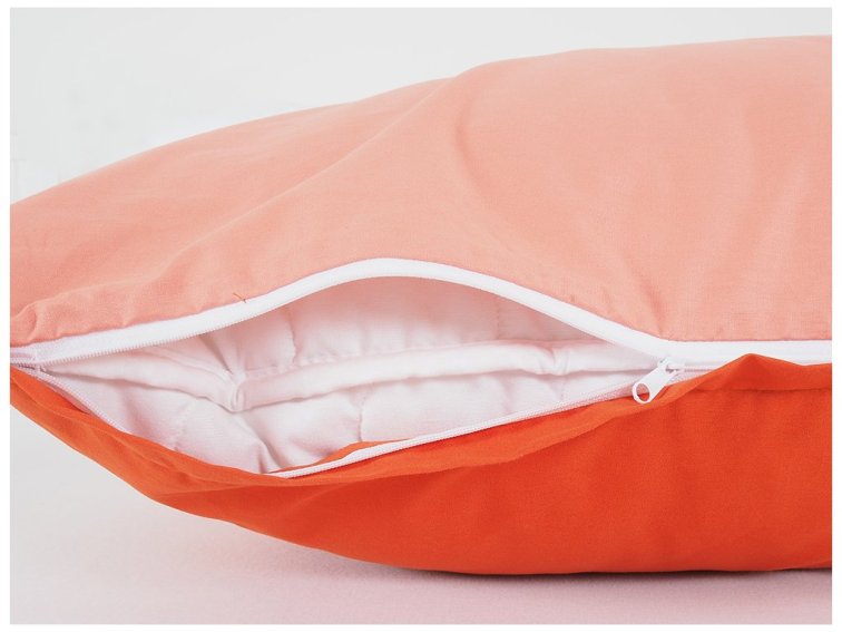 Povlečení BAVLNA Double face ZIP - Cihlová/Rezavá