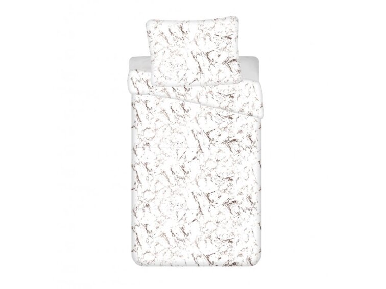 Povlečení MIKROFLANEL 140x200+70x90 - Mramor hnědý